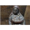 Image 2 : Santos Religious Mary Carved Statue on Base 3" x 3" x 8"H