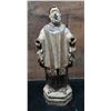 Image 1 : Santos Religious Figure Carved Statue 3.5" Dia, 10"H