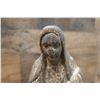 Image 2 : Santos Religious Figure Carved Statue 5" Dia, 13"H