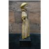Image 7 : Santos Religious Figure Carved Statue 3.5" Dia, 11.5"H