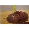 Image 15 : Qty 2 Inuit Carved Mask Wall Hangings Approx 14"-15""
