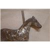 Image 3 : Folk Art Metal Horse Weather Vane Marked 58C 16" x 14"