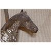Image 4 : Folk Art Metal Horse Weather Vane Marked 58C 16" x 14"