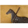 Image 7 : Folk Art Metal Horse Weather Vane Marked 58C 16" x 14"