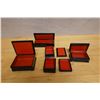 Image 8 : Qty 5 Russian Lacquer Boxes w/ Folk Scenes & Lids, Misc Sizes