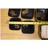 Image 9 : Qty 7 Antique Japanese Meiji Period Lacquer Box Set in Case Approx. 4" x 4" x 2"H each