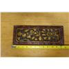 Image 5 : Qty 2 Vintage Chinese Carved Panels Circa 19th Century 12.5" x 4.5"