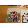 Image 10 : Qty 18 Japanese Kabuki Prints w/ Maker's Marks 9" x 11"