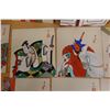 Image 9 : Qty 18 Japanese Kabuki Prints w/ Maker's Marks 9" x 11"