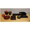 Image 1 : Multiple Lacquerware: Bento Boxes, Bowls, Plates, Platters, etc Misc Sizes
