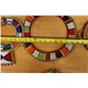 Image 11 : Qty 2 New Guinea Batak Tribal Bead Boxes w/ Lids & 4 Beaded Collars, Misc Sizes