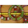 Image 13 : Qty 2 New Guinea Batak Tribal Bead Boxes w/ Lids & 4 Beaded Collars, Misc Sizes