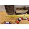 Image 14 : Qty 2 New Guinea Batak Tribal Bead Boxes w/ Lids & 4 Beaded Collars, Misc Sizes