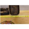 Image 16 : Qty 2 New Guinea Batak Tribal Bead Boxes w/ Lids & 4 Beaded Collars, Misc Sizes