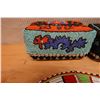Image 2 : Qty 2 New Guinea Batak Tribal Bead Boxes w/ Lids & 4 Beaded Collars, Misc Sizes