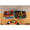 Image 4 : Qty 2 New Guinea Batak Tribal Bead Boxes w/ Lids & 4 Beaded Collars, Misc Sizes