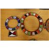 Image 7 : Qty 2 New Guinea Batak Tribal Bead Boxes w/ Lids & 4 Beaded Collars, Misc Sizes