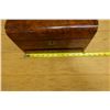 Image 11 : Burl Wood English Writing Set w/ Decanters & Pull-Out Tray Circa 19th Century 12.5" x 9" x 7"H
