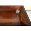 Image 7 : Burl Wood English Writing Set w/ Decanters & Pull-Out Tray Circa 19th Century 12.5" x 9" x 7"H