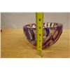 Image 10 : Glass 2-Part Royal Ribbons SE 2614 Balance Sculpture 8" Dia, 8"H