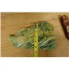 Image 10 : Nephrite Jade Desk Rock on Base 5" x 11"H