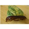 Image 8 : Nephrite Jade Desk Rock on Base 5" x 11"H