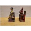 Image 4 : Qty 2 Chinese Temple Shrine Figures Circa 18th Century Approx. 7.5"H