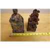 Image 7 : Qty 2 Chinese Temple Shrine Figures Circa 18th Century Approx. 7.5"H