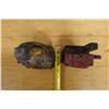 Image 8 : Qty 2 Chinese Temple Shrine Figures Circa 18th Century Approx. 7.5"H