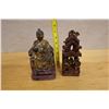 Image 9 : Qty 2 Chinese Temple Shrine Figures Circa 18th Century Approx. 7.5"H