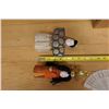 Image 7 : Qty 2 Japanese Dolls Approx. 7"-8"H  w/ Fan in Wooden Box w/ Calligraphy