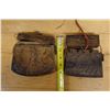 Image 12 : Qty 2 Carved  Tribal Indonesian Hardwood Containers w/ Lids Approx. 5"-6" x 5" x 1"H