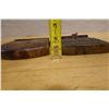 Image 13 : Qty 2 Carved  Tribal Indonesian Hardwood Containers w/ Lids Approx. 5"-6" x 5" x 1"H