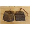 Image 1 : Qty 2 Carved  Tribal Indonesian Hardwood Containers w/ Lids Approx. 5"-6" x 5" x 1"H
