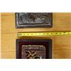 Image 10 : Qty 2 Balinese Carved Teak Panel & Chinese Furnite Panels 9" x 13.5"