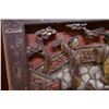 Image 7 : Qty 2 Balinese Carved Teak Panel & Chinese Furnite Panels 9" x 13.5"