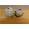 Image 4 : Qty 2 Chinese Celadon Glazed Pottery Jars Circa 15-16th Century, Misc Sizes