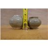 Image 6 : Qty 2 Chinese Celadon Glazed Pottery Jars Circa 15-16th Century, Misc Sizes