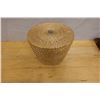 Image 10 : Chinese Tea Set w/ Porcelain Tea Pot & Woven Wicker Warming Basket, Misc Sizes