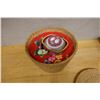 Image 9 : Chinese Tea Set w/ Porcelain Tea Pot & Woven Wicker Warming Basket, Misc Sizes