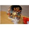 Image 10 : Multiple Ceramics & Decorative Items: Figurines, Floral Arrangements, Friendship Light, Birds, etc M