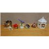 Image 1 : Multiple Ceramics & Decorative Items: Figurines, Floral Arrangements, Friendship Light, Birds, etc M