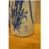 Image 6 : Qty 2 Asian Baluster Vases (1 repaired) & Chinese Pottery Heated Pillow w/ Maker's Mark, Misc Sizes