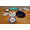 Image 1 : Qty 8 Collectible Plates & Bowls w/ Some Maker's Marks, Misc Sizes