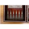 Image 7 : Middle Eastern Inlaid Chess & Backgammon Folding Board 20" x 20" (open)
