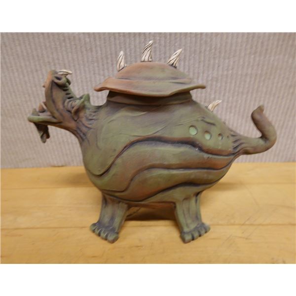 Ceramic Dragon Teapot 14" x 5" x 9.5"H
