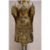 Image 3 : Thai Gilt Bronze Buddha Statue Circa 19th Century 4.5" x 21"H