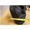 Image 10 : Carved Wooden Asian Figure 10" x 8" x 19" (cracked)