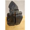 Image 6 : Carved Wooden Asian Figure 10" x 8" x 19" (cracked)