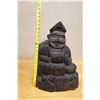 Image 9 : Carved Wooden Asian Figure 10" x 8" x 19" (cracked)